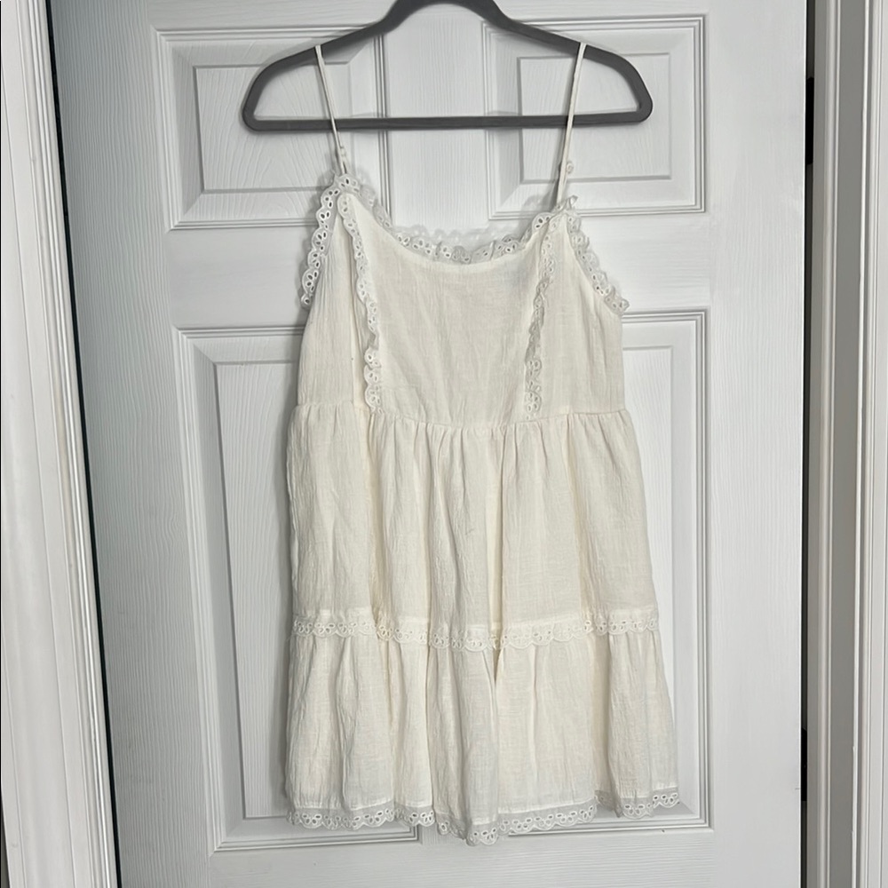 Princess Polly White Mini Lace Sundress